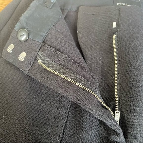 Frank & Oak Black Alice Straight Cropped Trouser High Waisted Pants Size 4 - Picture 8 of 16